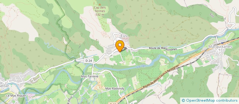 localisation de l'entreprise LES JARDINS DES HESPERIDES  EUS