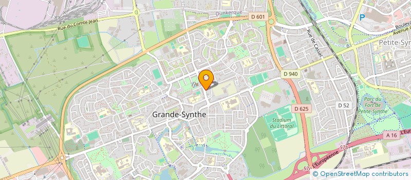 localisation de l'entreprise LES JARDINS DES MARAICHERS  GRANDE-SYNTHE