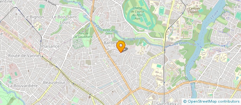 localisation de l'entreprise LES JARDINS DES MERVEILLES à NANTES