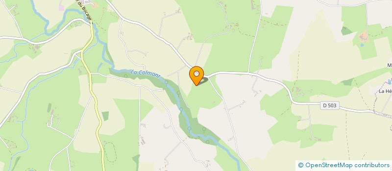 localisation de l'entreprise LES JARDINS DES RENAUDIES à COLOMBIERS-DU-PLESSIS