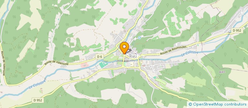 localisation de l'entreprise LES JARDINS DES SAVOIRS DE R.I.E.Z.  RIEZ