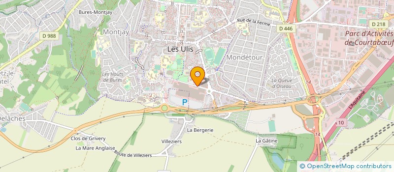 localisation de l'entreprise LES JARDINS DES ULIS à LES ULIS