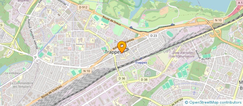 localisation de l'entreprise LES JARDINS DES YVELINES à TRAPPES