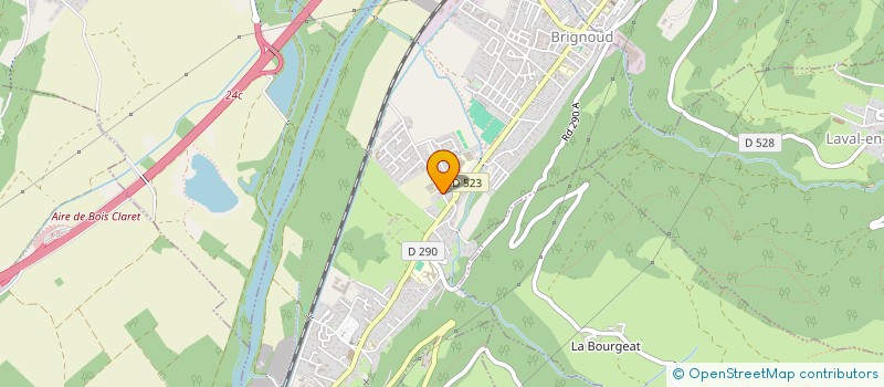 localisation de l'entreprise LES JARDINS DU BERLIOZ à VILLARD-BONNOT