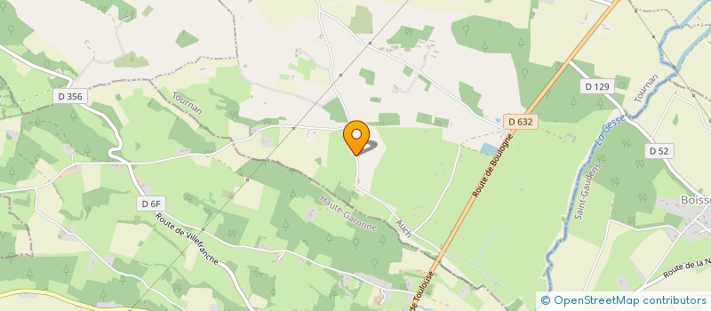 localisation de l'entreprise LES JARDINS DU BIDALOT  TOURNAN