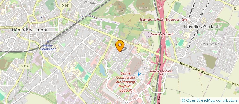 localisation de l'entreprise LES JARDINS DU BORD DES EAUX  HENIN-BEAUMONT