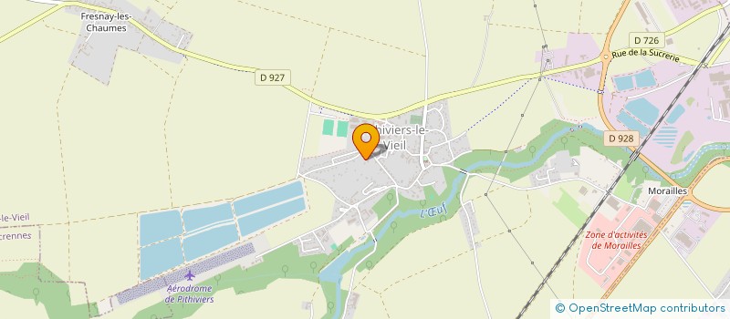 localisation de l'entreprise LES JARDINS DU BOURG à PITHIVIERS-LE-VIEIL