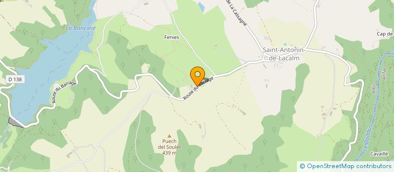 localisation de l'entreprise LES JARDINS DU CABRI  TERRE-DE-BANCALIE