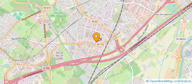 localisation de l'entreprise LES JARDINS DU CAPELAN à MONTPELLIER