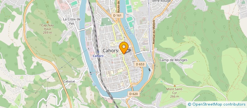 localisation de l'entreprise LES JARDINS DU CAUSSE  CAHORS