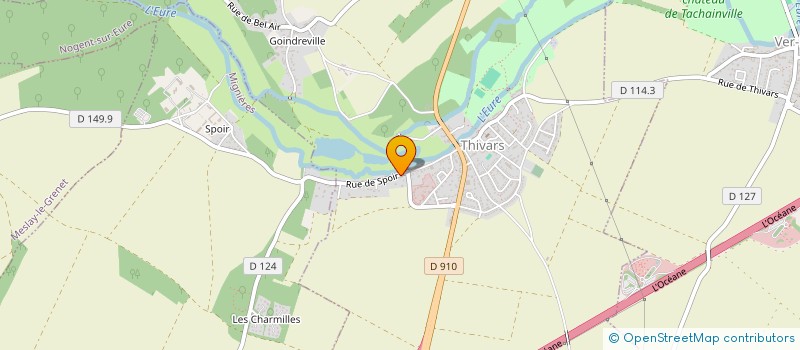 localisation de l'entreprise LES JARDINS DU CHATEAU à EPEAUTROLLES