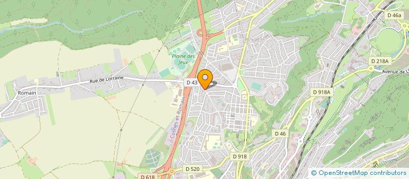 localisation de l'entreprise LES JARDINS DU CHATEAU DES CARMES  COSNES-ET-ROMAIN