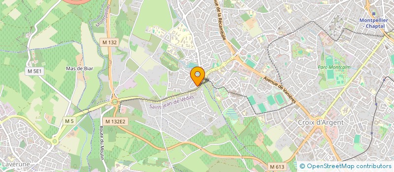 localisation de l'entreprise LES JARDINS DU CIEL à MONTPELLIER