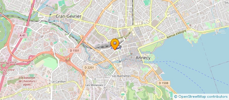 localisation de l'entreprise LES JARDINS DU CLERGEON à ANNECY