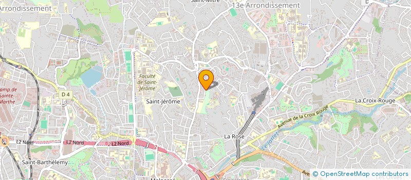 localisation de l'entreprise LES JARDINS DU CLOITRE DE MARSEILLE à MARSEILLE