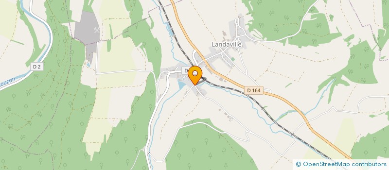 localisation de l'entreprise LES JARDINS DU FEYEL  LANDAVILLE