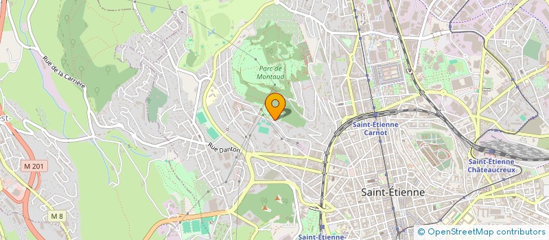 localisation de l'entreprise LES JARDINS DU GRAND CLOS à SAINT-ETIENNE