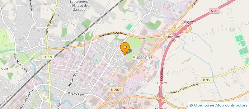 localisation de l'entreprise LES JARDINS DU GRAND SUD  MONTAUBAN