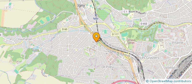 localisation de l'entreprise LES JARDINS DU HERON  IGNY