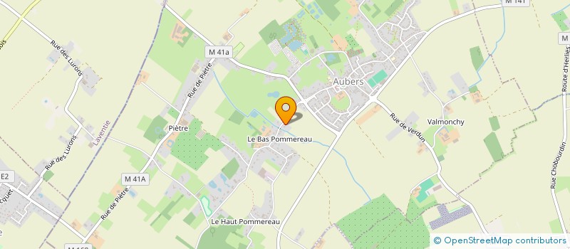 localisation de l'entreprise LES JARDINS DU JONCQUOY à AUBERS