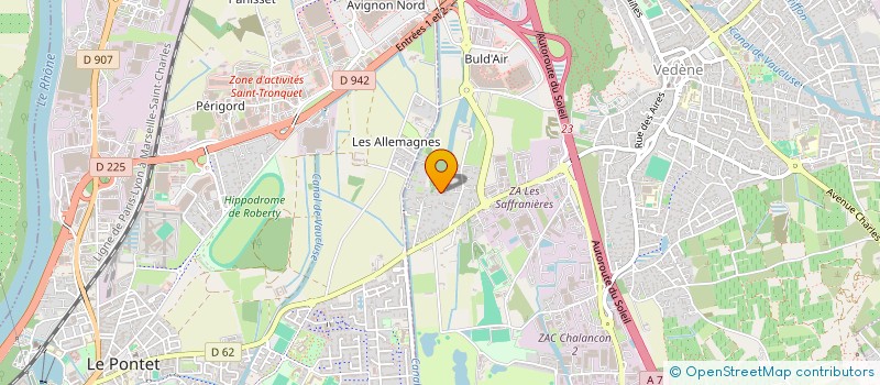 localisation de l'entreprise LES JARDINS DU LAC  VEDENE