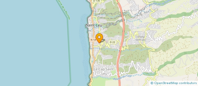 localisation de l'entreprise LES JARDINS DU LAGON  SAINT-LEU