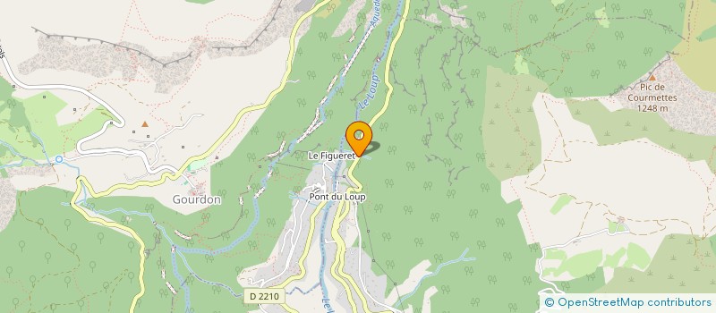 localisation de l'entreprise LES JARDINS DU LOUP à TOURRETTES-SUR-LOUP