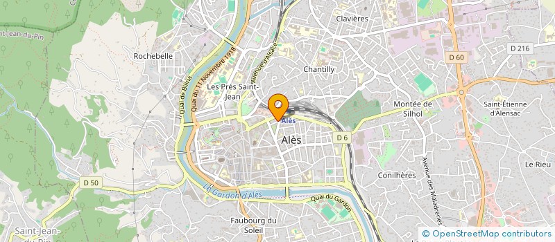 localisation de l'entreprise LES JARDINS DU MAHARAJAH à ALES