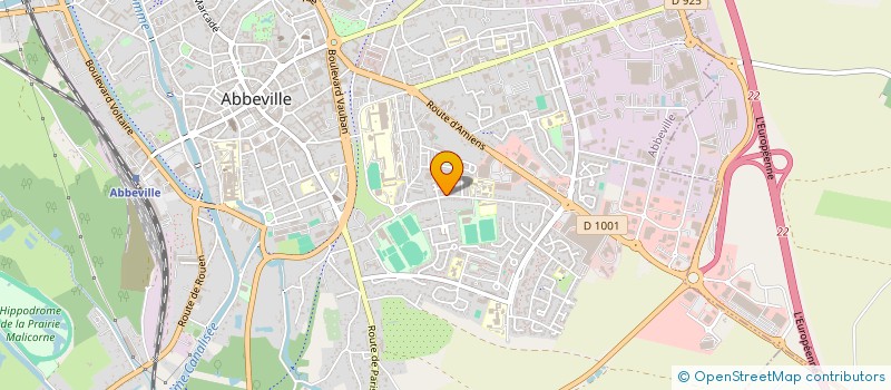 localisation de l'entreprise LES JARDINS DU MARAIS à ABBEVILLE