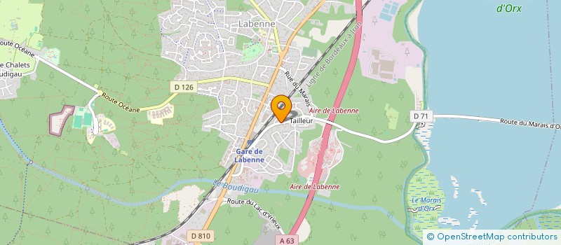 localisation de l'entreprise LES JARDINS DU MARAIS à LABENNE