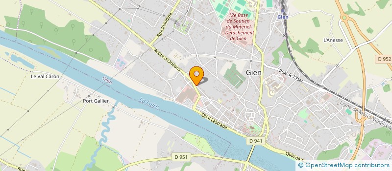 localisation de l'entreprise LES JARDINS DU MARCHE à GIEN