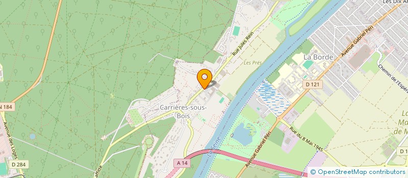 localisation de l'entreprise LES JARDINS DU MESNIL à LE MESNIL-LE-ROI