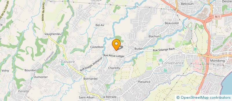 localisation de l'entreprise LES JARDINS DU MONDE  BAIE MAHAULT