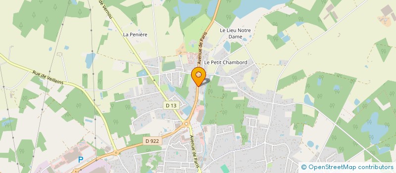 localisation de l'entreprise LES JARDINS DU MOULIN ROUGE  ROMORANTIN-LANTHENAY