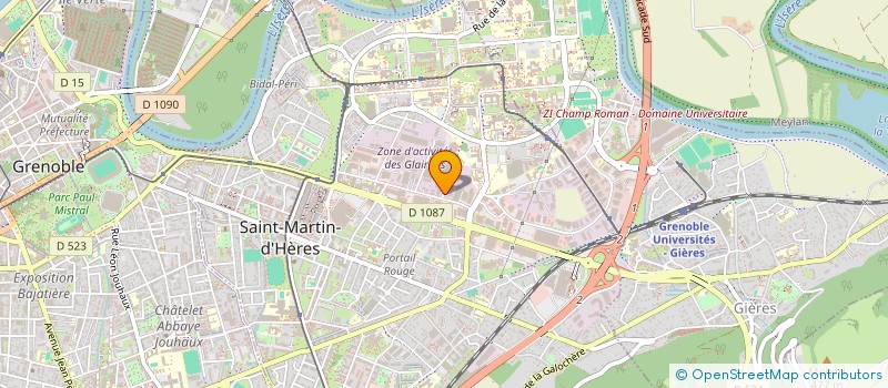 localisation de l'entreprise LES JARDINS DU NUMERIQUE  SAINT-MARTIN-D'HERES