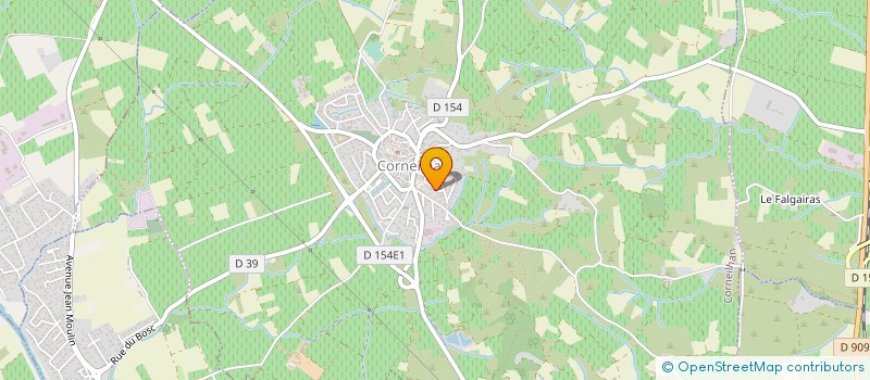 localisation de l'entreprise LES JARDINS DU PARADIS à CORNEILHAN