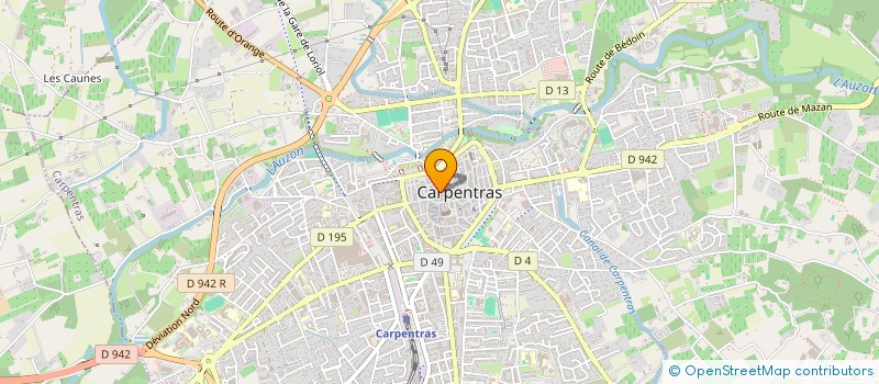 localisation de l'entreprise LES JARDINS DU PARADIS  CARPENTRAS