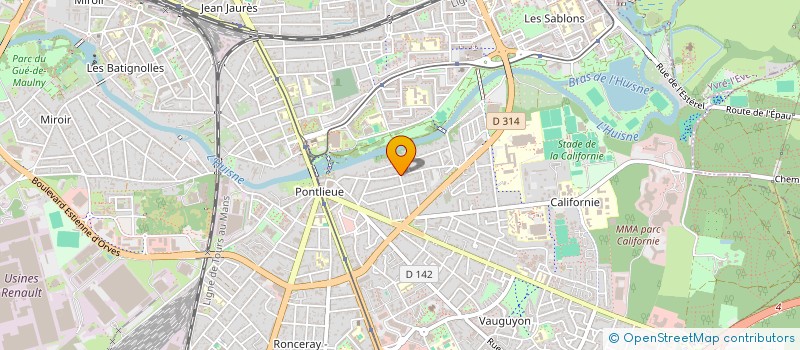 localisation de l'entreprise LES JARDINS DU PETIT PARADIS  LE MANS