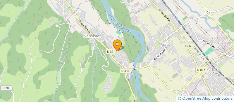 localisation de l'entreprise LES JARDINS DU PIC DU MIDI  ANGAIS