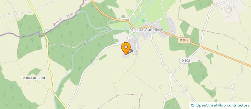 localisation de l'entreprise LES JARDINS DU PLESSIS à RUEIL LA GADELIERE
