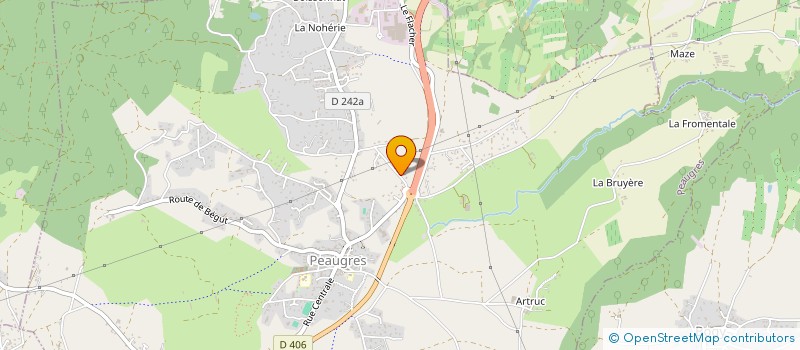 localisation de l'entreprise LES JARDINS DU RHONE à PEAUGRES