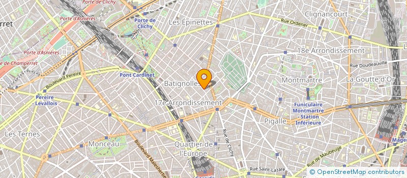 localisation de l'entreprise LES JARDINS DU ROI SOLEIL SARL à PARIS
