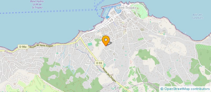 localisation de l'entreprise LES JARDINS DU SAREY à SAINT-TROPEZ