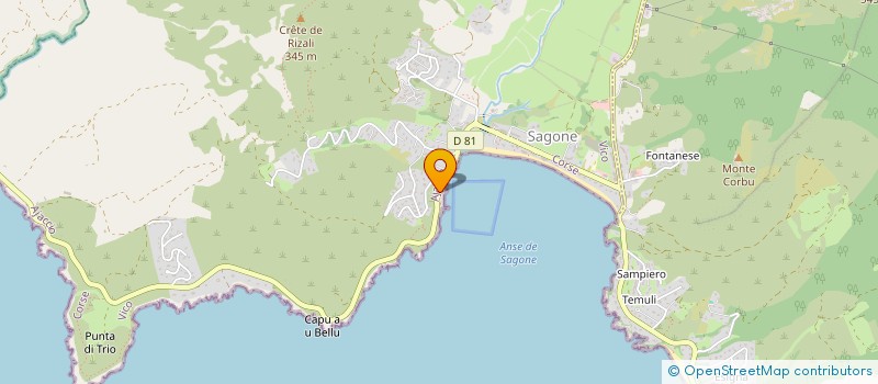 localisation de l'entreprise LES JARDINS DU SOLEIL à VICO
