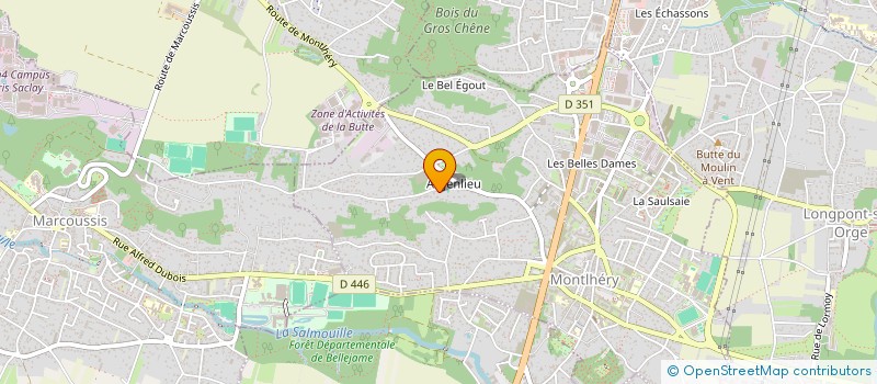 localisation de l'entreprise LES JARDINS DU SOLEIL  MONTLHERY