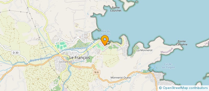 localisation de l'entreprise LES JARDINS DU SUD à LE FRANCOIS