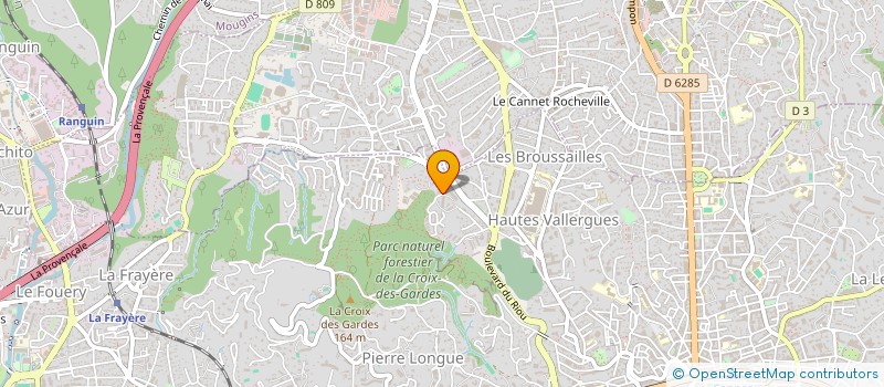 localisation de l'entreprise LES JARDINS DU SUD à CANNES