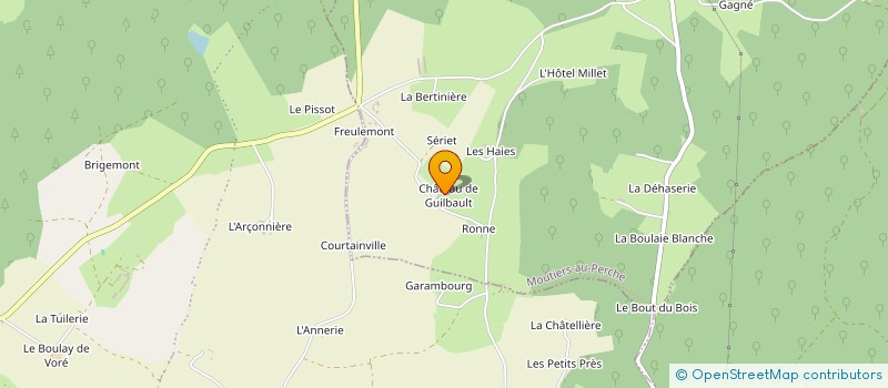 localisation de l'entreprise LES JARDINS DU ZODIAQUE MULTIMEDIA à MOUTIERS-AU-PERCHE