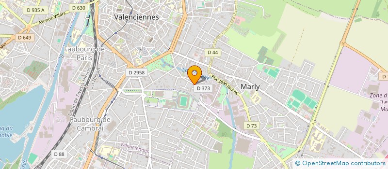 localisation de l'entreprise LES JARDINS DURIN à VALENCIENNES