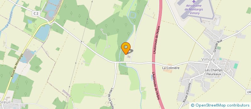 localisation de l'entreprise LES JARDINS EN FORET à VIMORY